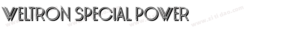 Weltron Special Power字体转换